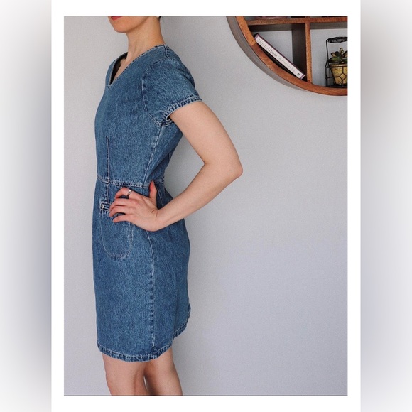 Vintage Denim Dress - Picture 4 of 4